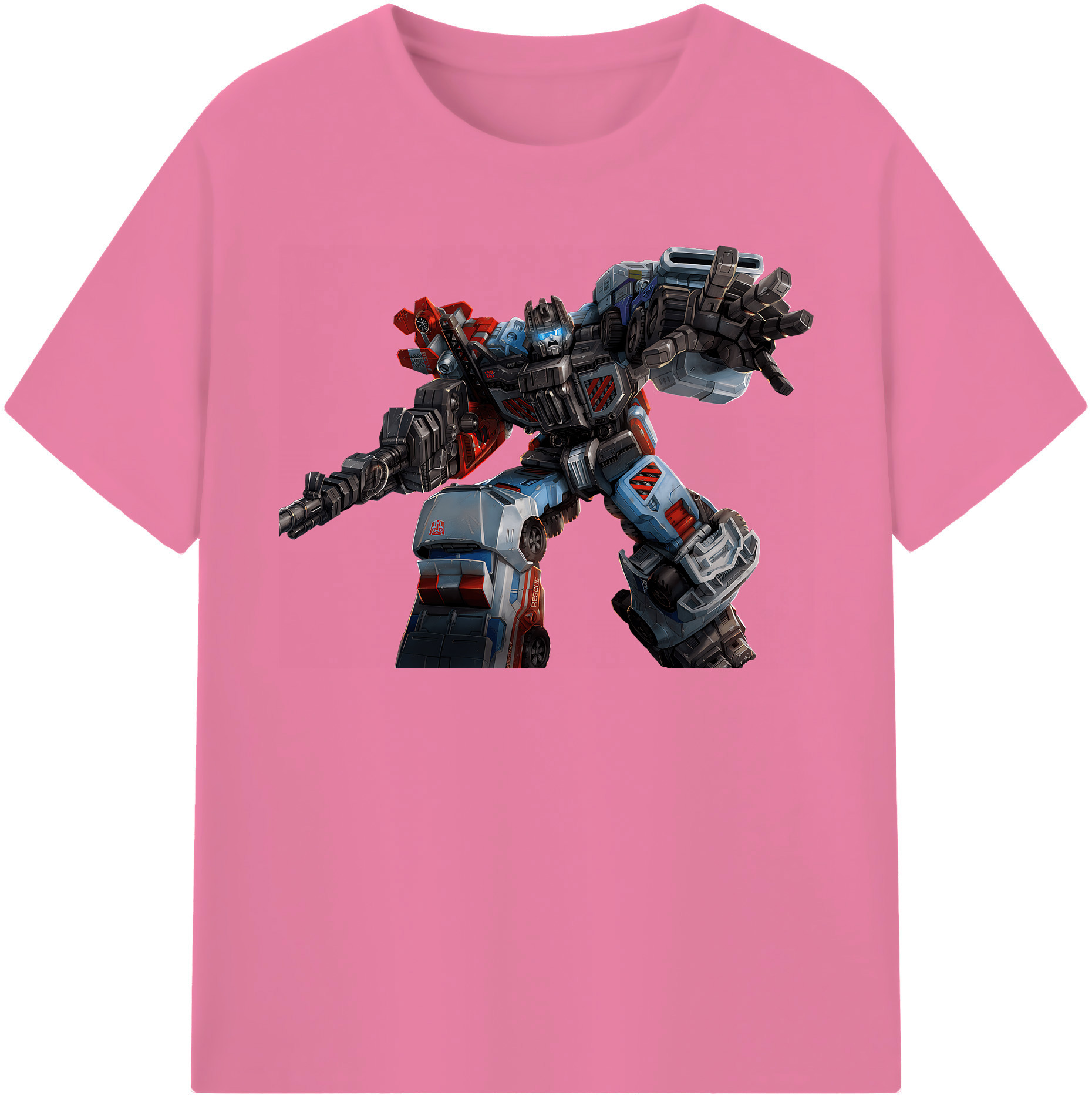 （画像用） Transformers トランスフォーマー 綿100％半袖Tシャツ（フロントプリント）
